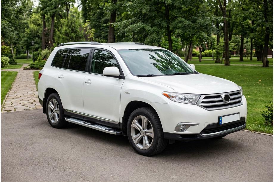 Toyota Highlander 2008-2013 Side Steps Mevsim Grey (2 pcs, Aluminum) Photo 1
