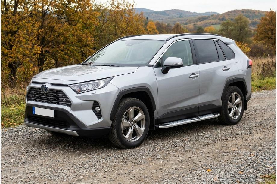 Toyota Rav 4 2019–2025 Side Steps Mevsim Grey (2 pcs, Aluminum) Image