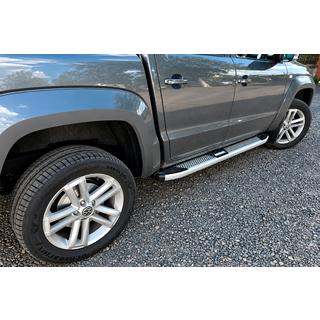 Side Steps Mevsim Grey (2 pcs, Aluminum) Volkswagen Amarok 2010-2022 photo 1