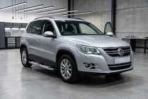 Volkswagen Tiguan 2007-2016 Side Steps Mevsim Grey (2 pcs, Aluminum) photo 1