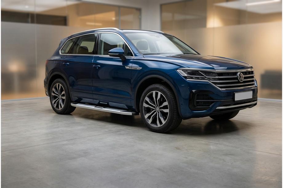 Volkswagen Touareg 2018- Side Steps Mevsim Grey (2 pcs, Aluminum) Image