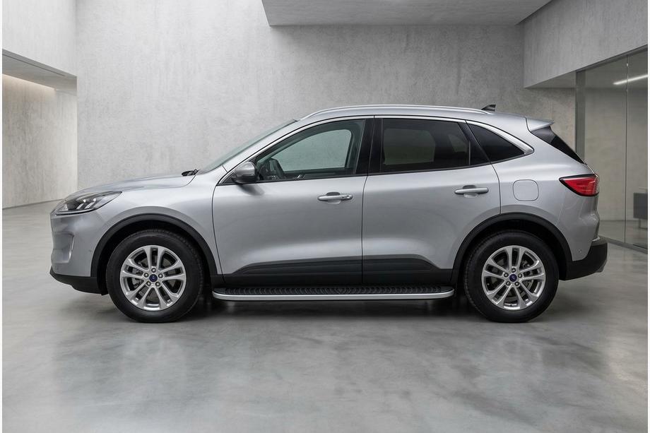 Ford Kuga/Escape 2019- Side Steps Tayga Grey (2 pcs, Aluminum) Image