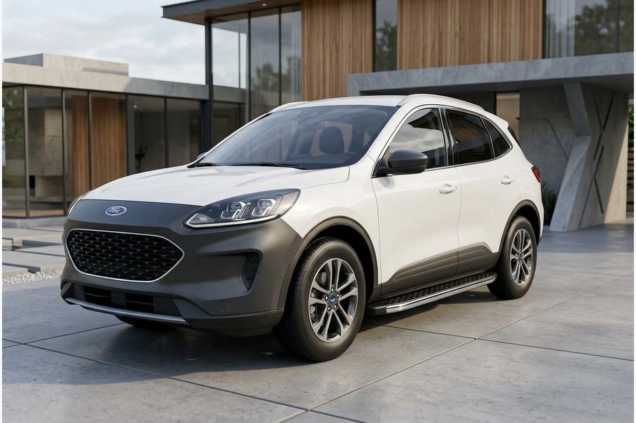 Ford Kuga/Escape 2019- Side Steps BlackLine (2 pcs, Aluminum) Image