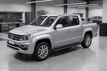 Volkswagen Amarok 2010-2022 Side Steps Maya V2 Black (2 pcs, Aluminum) photo 1