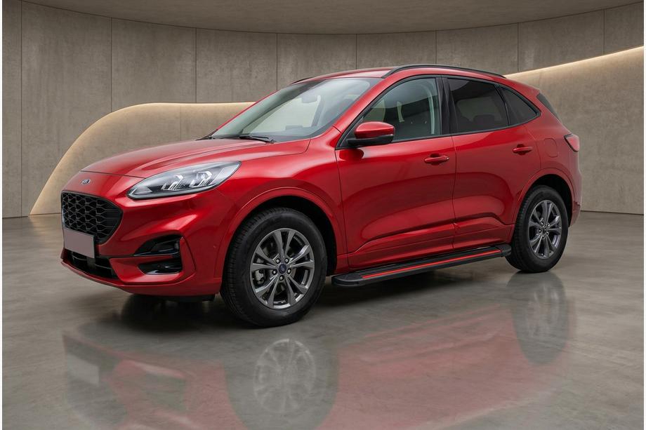 Ford Kuga/Escape 2019- Side Steps Maya Red (2 pcs, Aluminum) Image