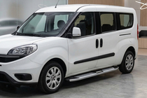 Opel Combo 2012-2018 Side Steps Mevsim Grey (2 pcs, Aluminum) photo 1