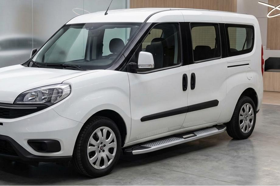 Opel Combo 2012-2018 Side Steps Mevsim Grey (2 pcs, Aluminum) Image