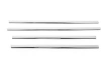 Ford Fiesta 2002-2008 Exterior Window Trim Stainless Steel (4 pcs) OmsaLine - Italian Stainless Steel photo 2