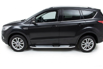 Ford Kuga/Escape 2013-2019 Side Steps Mevsim Grey (2 pcs, Aluminum) With door moldings photo 1