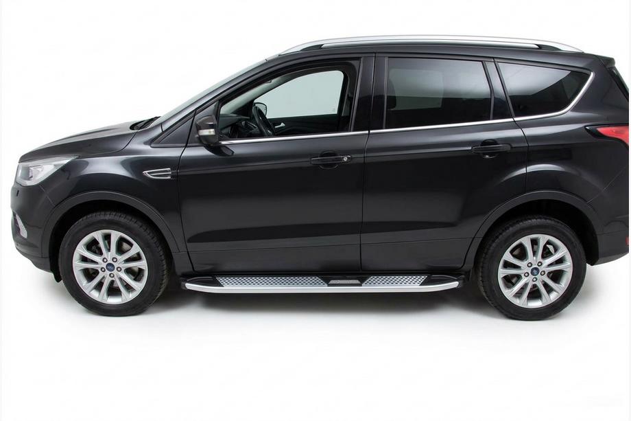 Ford Kuga/Escape 2013-2019 Side Steps Mevsim Grey (2 pcs, Aluminum) With door moldings Image