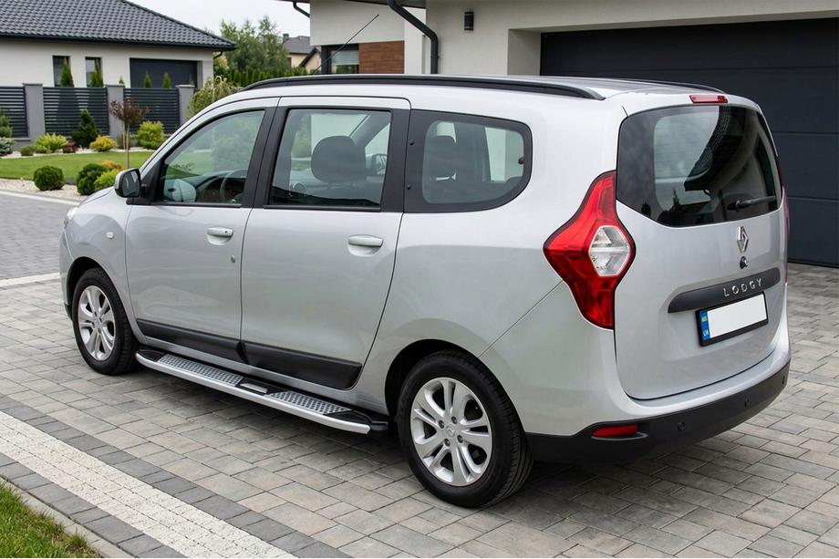 Dacia Lodgy 2012-2022 Side Steps Mevsim Grey (2 pcs, Aluminum) Photo 1