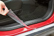 Protective film on car sills photo 1