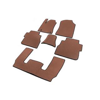 Polyurethane Floor Mats 3 Rows (EVA, Brick Red) photo 2