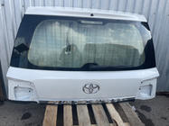 Toyota Land Cruiser 200 2007-2021 Upper trunk lid 2016+ white (USED, original) photo 2