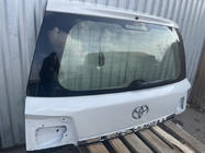 Toyota Land Cruiser 200 2007-2021 Upper trunk lid 2016+ white (USED, original) photo 3