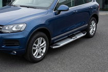 Porsche Cayenne 2003–2010 Side Steps Mevsim Grey (2 pcs, Aluminum) photo 1
