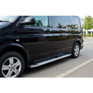 Side Steps Mevsim Grey (2 pcs, Aluminum) Volkswagen T5 2010-2015 photo 1