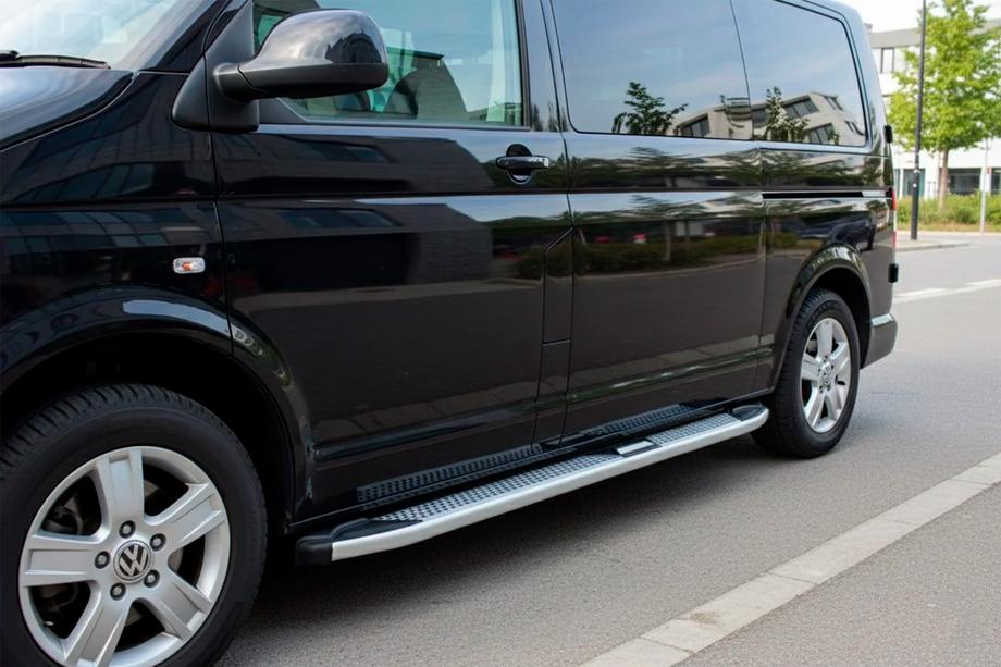 Volkswagen T5 2010-2015 Side Steps Mevsim Grey (2 pcs, Aluminum) Image