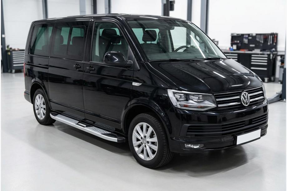 Volkswagen T6 2015-2024 Side Steps Mevsim Grey (2 pcs, Aluminum) Image