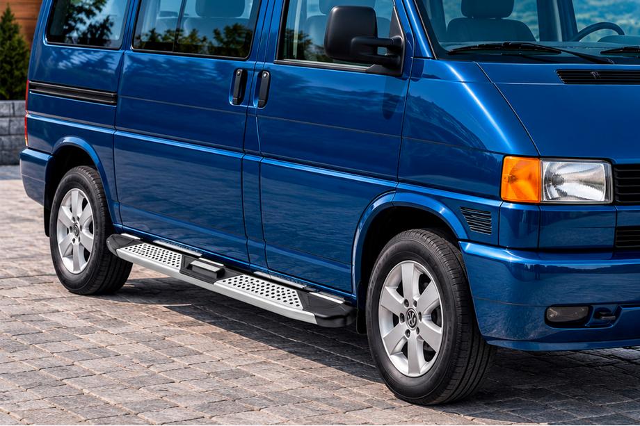 Volkswagen T4 Caravelle/Multivan 1990–2003 Side Steps Mevsim Grey (2 pcs, Aluminum) Image