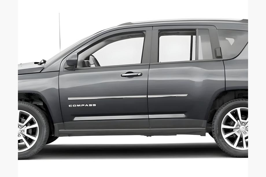 Jeep Compass 2006-2016 Door Mouldings OmsaLine Stainless Steel Image