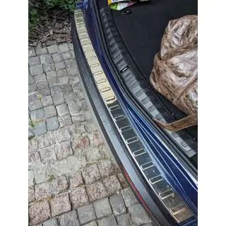 Rear Bumper Protector Carmos Stainless Steel photo 1