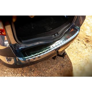 Rear bumper protector Carmos (SW, stainless steel) Renault Megane IV 2016-2025 photo 1