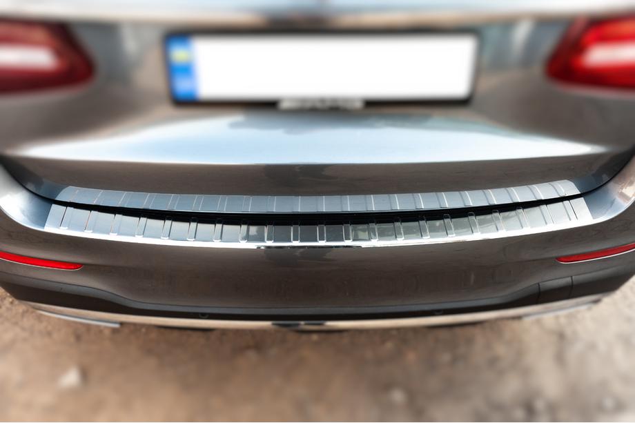 Mercedes GLC X253 2015-2022 Rear bumper protector Carmos (2015-2019, stainless steel) Photo 3