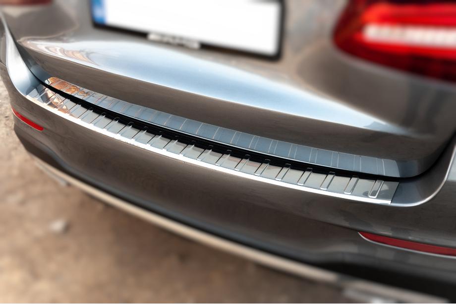 Mercedes GLC X253 2015-2022 Rear bumper protector Carmos (2015-2019, stainless steel) Photo 2