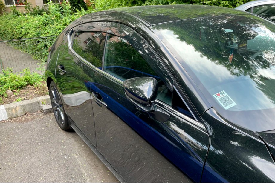 Mazda 3 2019- Window Deflectors HB (4 pcs, HIC) Image