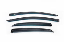 Hyundai Accent 2017-2023 Window Deflectors (4 pcs, HIC) photo 2
