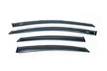 Ford Mondeo 2008-2014 Window Deflectors with Chrome Trim SD (4 pcs, HIC) photo 2