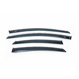 Window Deflectors with Chrome Trim SD (4 pcs, HIC) photo 2