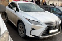 Lexus RX 2016-2022 Window deflectors with chrome trim LONG (4 pcs, HIC) photo 3