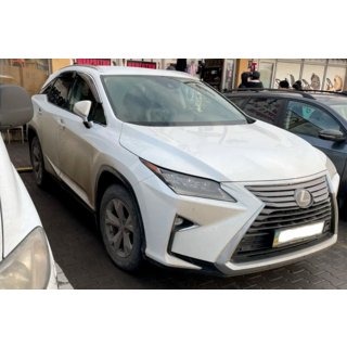 Window deflectors with chrome trim LONG (4 pcs, HIC) Lexus RX 2016-2022 photo 3