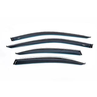 Window Deflectors with Chrome Trim SD (4 pcs, HIC) Skoda Superb 2015-2024 photo 2