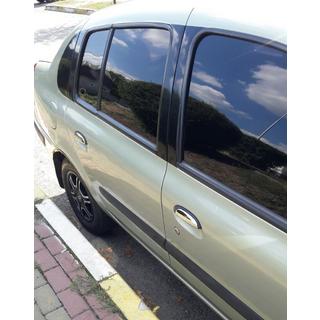 Chrome Door Handle Covers (Stainless Steel) Renault Symbol 1999-2008 photo 3