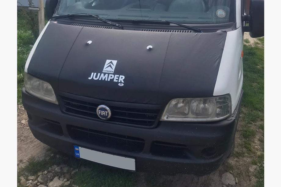Fiat Ducato 1995-2006 Hood Bra (Jumper lettering) Image