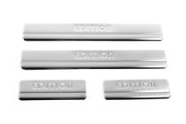 Ford Fusion 2002-2012 Door Sill Protectors OmsaLine (4 pcs, stainless steel) photo 2