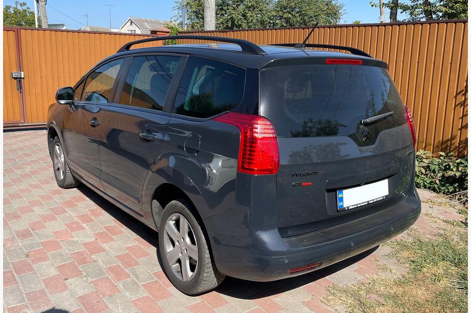Peugeot 5008 2009-2016 Roof Rails OmsaLine Solid (2 pcs, black) Photo 3
