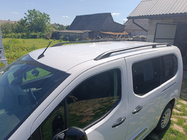 Peugeot Partner/Rifter 2019- Roof Rails OmsaLine Solid (2 pcs, black) photo 3