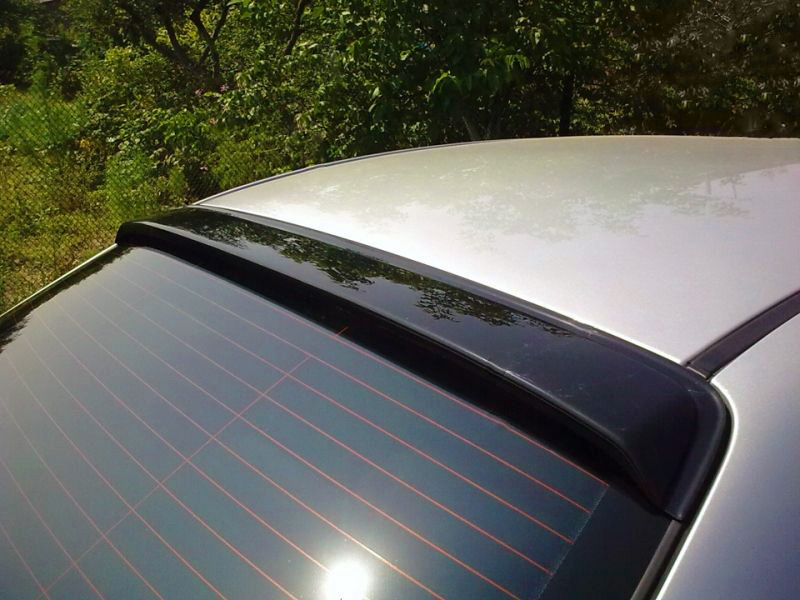 Rear window spoiler: why is it needed and what is the use