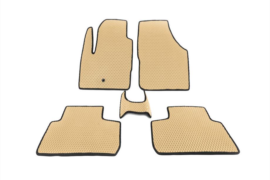 Land Rover Freelander II 2006–2014 EVA Floor Mats (Beige) Image