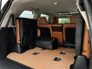 Toyota Land Cruiser 200 2007-2021 Trunk mat 2 pcs (EVA, 7 seats, brick) photo 1