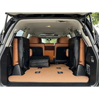 Trunk mat 2 pcs (EVA, 7 seats, brick) Toyota Land Cruiser 200 2007-2021 photo 3