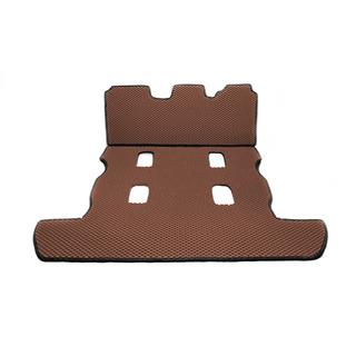 Trunk mat 2 pcs (EVA, 7 seats, brick) Toyota Land Cruiser 200 2007-2021 photo 4