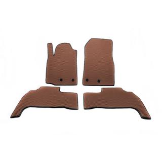 Polyurethane Floor Mats (2012-2021, EVA, Brick Red) Lexus LX570/450d 2008-2022 photo 1
