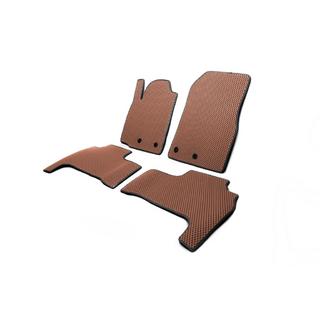 Polyurethane Floor Mats (2012-2021, EVA, Brick Red) Lexus LX570/450d 2008-2022 photo 2
