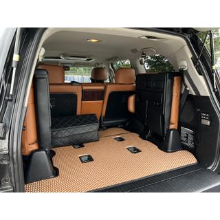 Trunk mat 2 pcs (EVA, 7 seats, brick) Lexus LX570/450d 2008-2022 photo 2