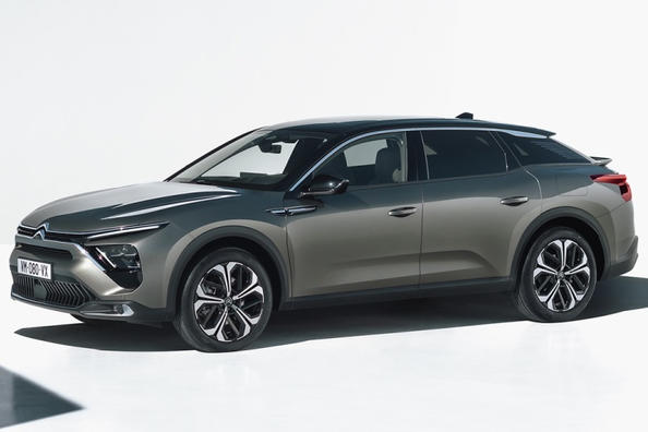 New generation Citroen C5 X crossover liftback